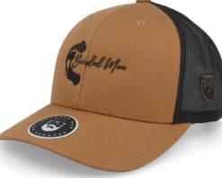 Leonardo 2 Tone Caramel/Black Trucker - Bearded Man