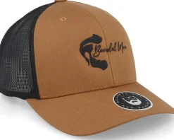 Leonardo 2 Tone Caramel/Black Trucker - Bearded Man