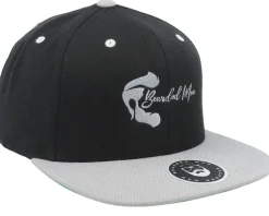 Leonardo black/Silver Snapback - Bearded Man