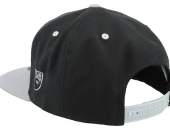 Leonardo black/Silver Snapback - Bearded Man