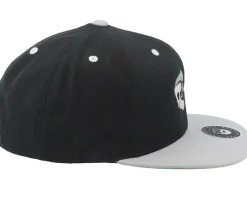 Leonardo black/Silver Snapback - Bearded Man