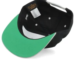 Leonardo black/Silver Snapback - Bearded Man