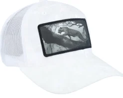 Leopard Big Patch Velvet White Trucker - Calza Pennello