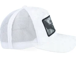 Leopard Big Patch Velvet White Trucker - Calza Pennello