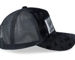 Leper King Baldwin Iv Velvet Black A-Frame Trucker - Calza Pennello