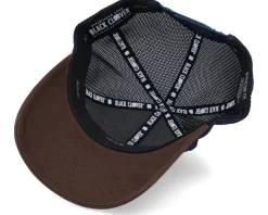 Leroy Navy/Brown/Navy Mesh/Hd Print Patch Trucker - Black Clover
