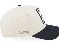 Lethal Linen Natural/Black A-Frame Adjustable - Goorin Bros.