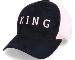 Leyton Curved Peak Black/Blush Adjustable - King Apparel