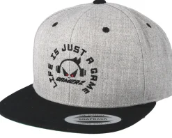 Life Is Just A Game Grey/Black Snapback - Gamerz