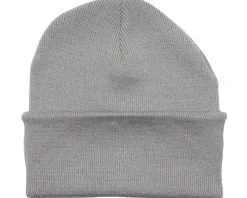Light Grey Cuff Blank Beanie - Beechfield