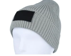 Light Grey/Black Fashion Patch Cuff - Beechfield