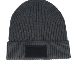 Light Grey/Black Fashion Patch Cuff - Beechfield