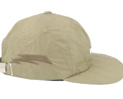 Lightining Quilted 6 Panel Hat Tan Strapback - HUF