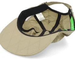 Lightining Quilted 6 Panel Hat Tan Strapback - HUF