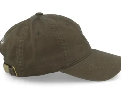 Lily Of The Valley Washed Cotton Olive Mom Cap - Wei