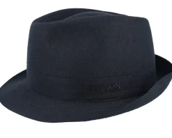 Linen Black Trilby - Stetson