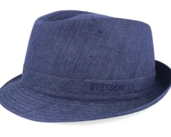 Linen Navy Trilby - Stetson