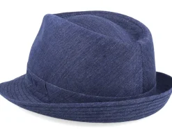 Linen Navy Trilby - Stetson