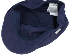 Linen-Cotton Blend Fabric Flat Cap - Seeberger