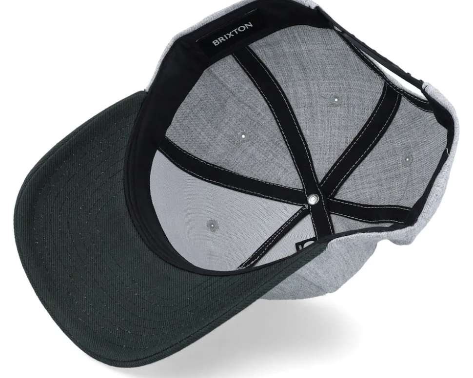 Linwood Heather Grey/Black Adjustable - Brixton