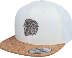 Lion Mandala Natural/Cork Snapback - Iconic