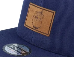Little My Engraved Patch Navy Snapback - Moomin