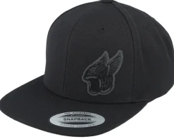 Live Fast Helmet Black Patch Black Snapback - Born To Ride
