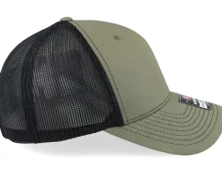 Live Fast Helmet Black Patch Loden/Black Trucker - Born To Ride