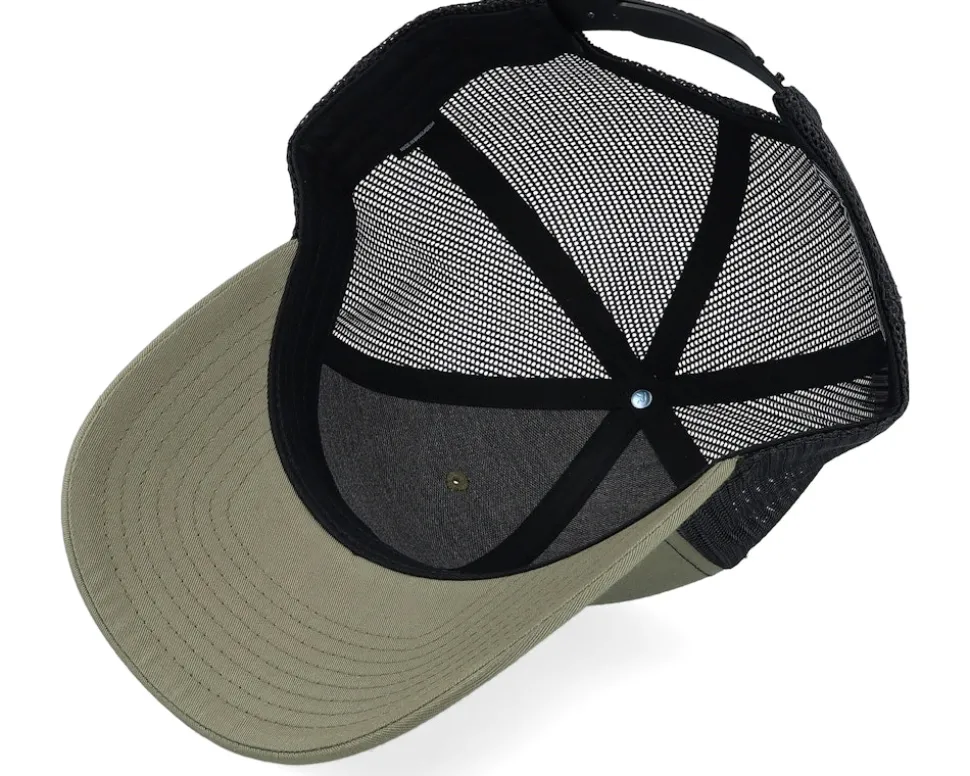 Live Fast Helmet Black Patch Loden/Black Trucker - Born To Ride