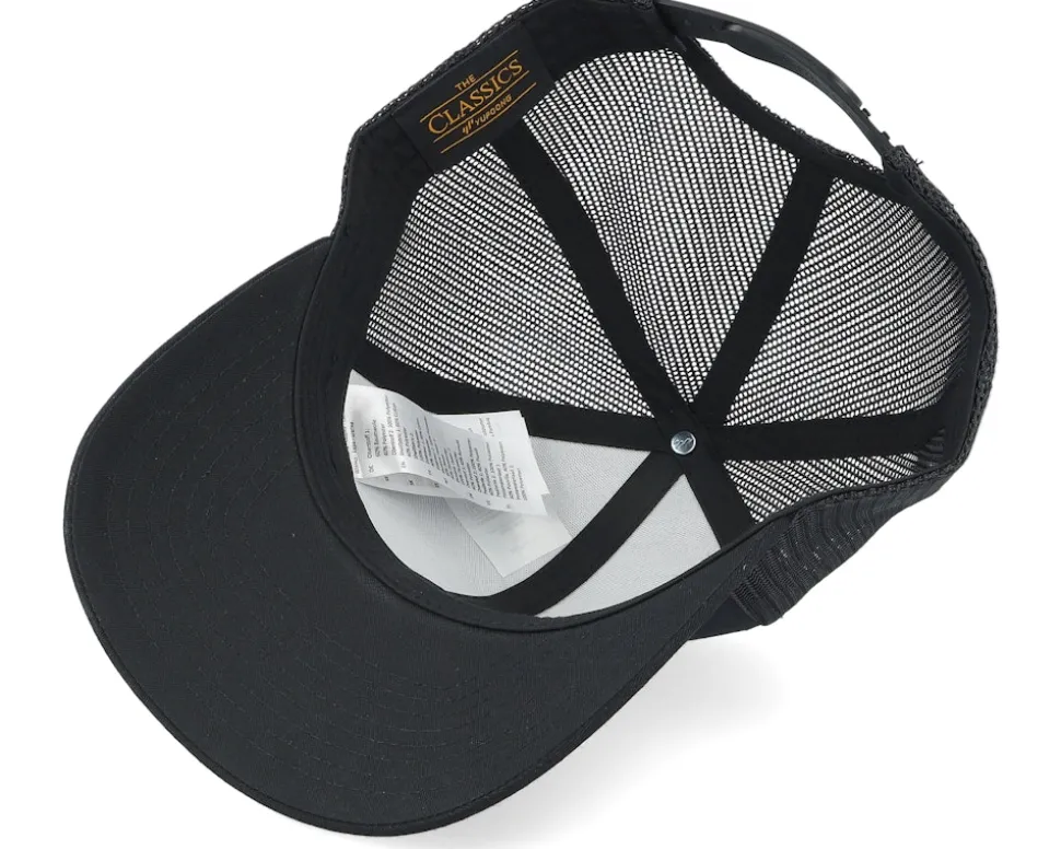 Live Fast Helmet Brown Patch Black Trucker - Born To Ride