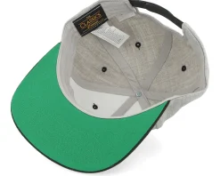 Live Fast Helmet Grey Patch Heather Grey/Black Snapback - Born To Ride