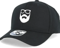 Logo 110 Black Adjustable - Bearded Man