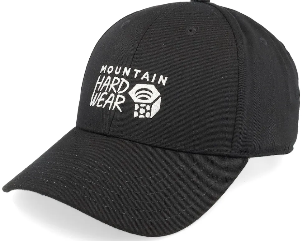 Logo 6 Panel Black Adjustable - Mountain Hardwear