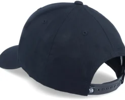 Logo 6 Panel Hat Dark Storm Black Adjustable - Mountain Hardwear