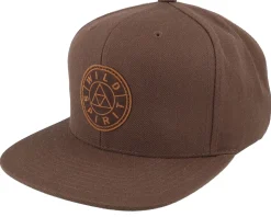 Logo Basic Mountain Suede Olive Snapback - Wild Spirit