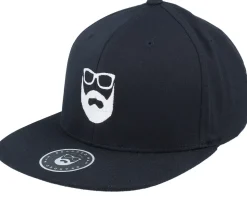 Logo Black Camo Snapback - Bearded Man