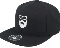 Logo Black Snapback - Bearded Man