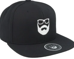 Logo Black Snapback - Bearded Man
