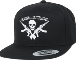 Logo Black Snapback - GUNS n SKULLS