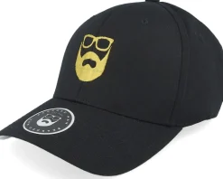 Logo Black/Gold Flexfit - Bearded Man