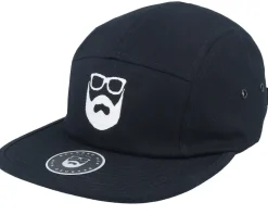Logo Black/White 5-Panel - Bearded Man