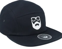 Logo Black/White 5-Panel - Bearded Man