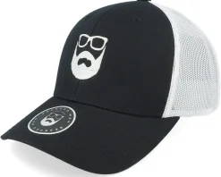 Logo Black/White Trucker - Bearded Man