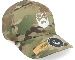 Logo Camo Flexfit - Bearded Man