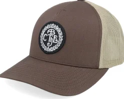 Logo Cap Brown/Khaki A-Frame Trucker - CTH Ericson