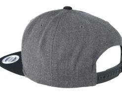 Logo Charcoal/ Black Snapback - Tattoo Collective