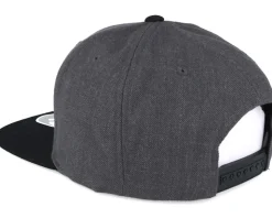 Logo Charcoal/Black Snapback - Bearded Man