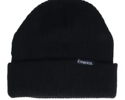 Logo Clamp Beanie Black Cuff - Emerica