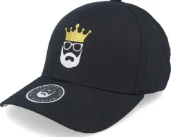 Logo Crown Black Flexfit - Bearded Man