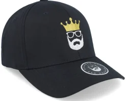 Logo Crown Black Flexfit - Bearded Man